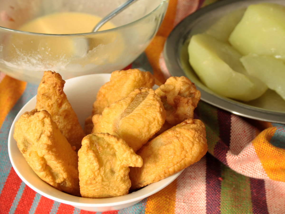 Chuchu frito (Fried Chayote)