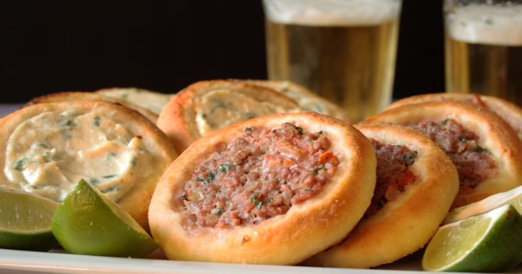 Esfiha (Flatbread with Meat or Cheese)
