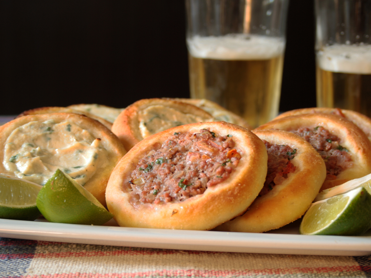 Esfiha (Flatbread with Meat or Cheese)