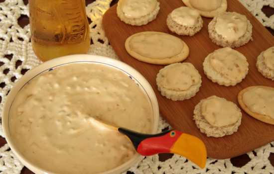 Patê de sopa de cebola (Paté veloce di cipolle)