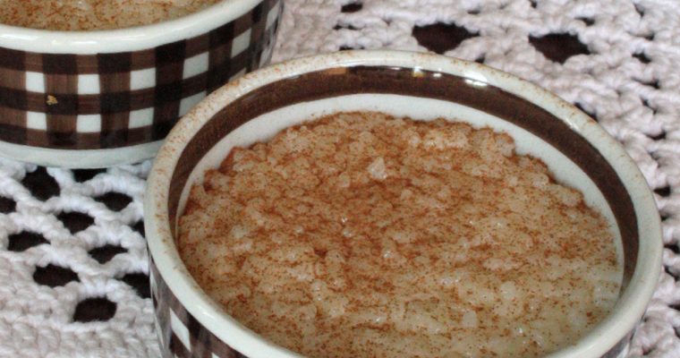 Arroz doce (Riso dolce)