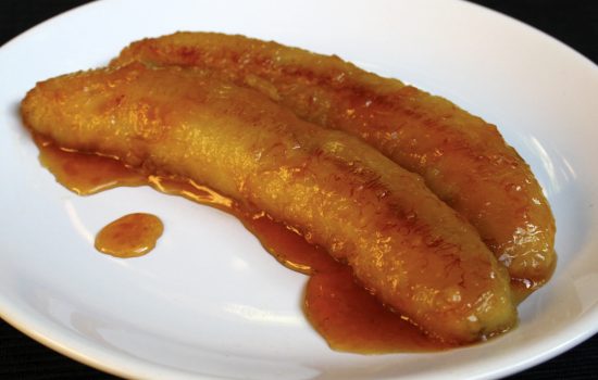 Banana frita no açúcar (Banana caramellata)