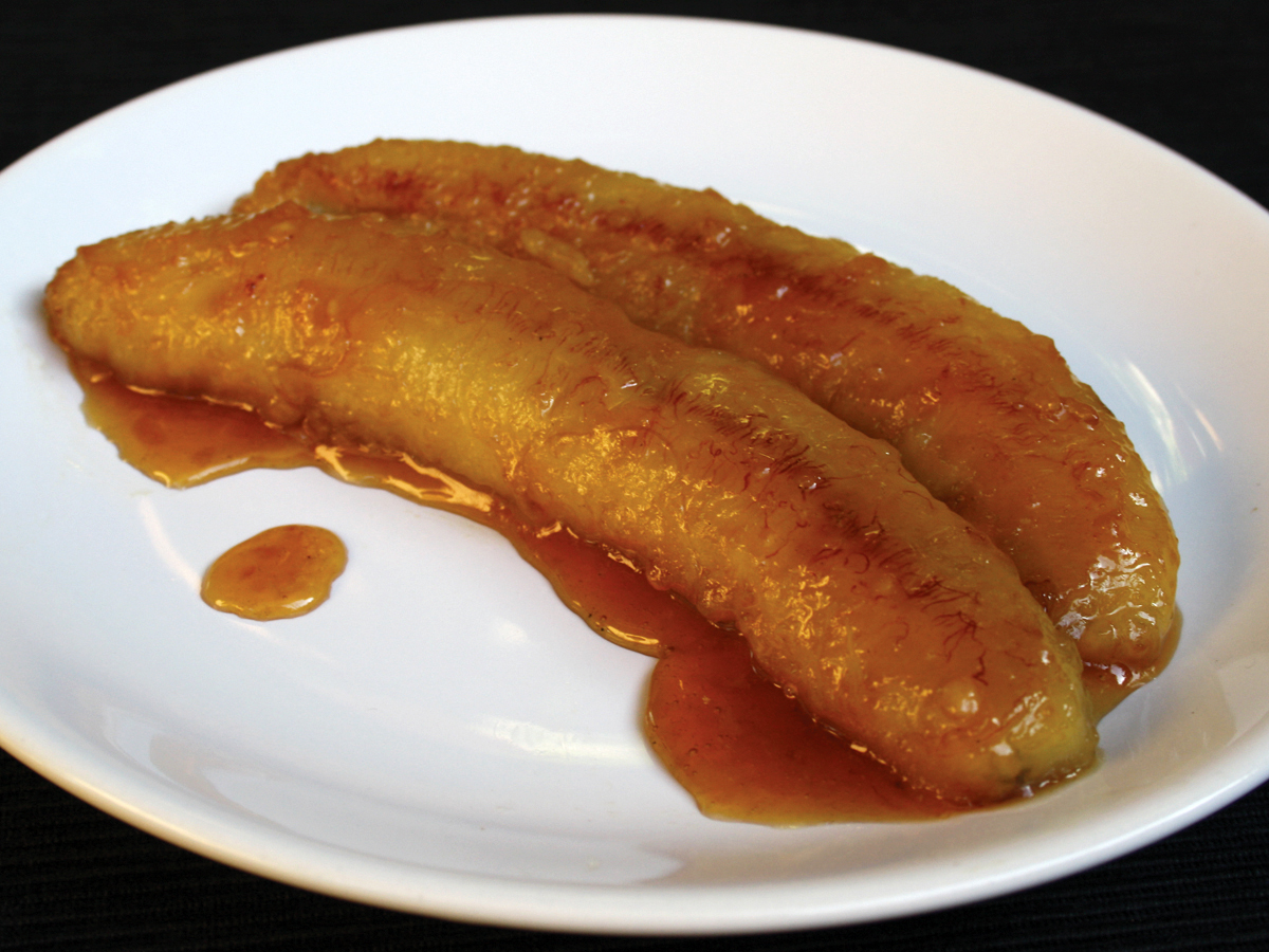 Banana frita no açúcar (Banana caramellata)