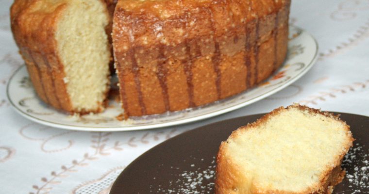 Bolo com leite de coco (Ciambella al cocco)