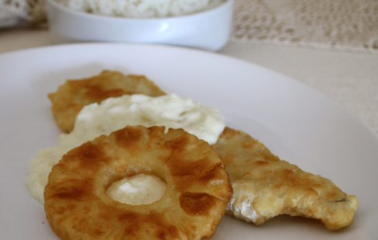 Filé de peixe com abacaxi (Filetti di pesce con ananas)