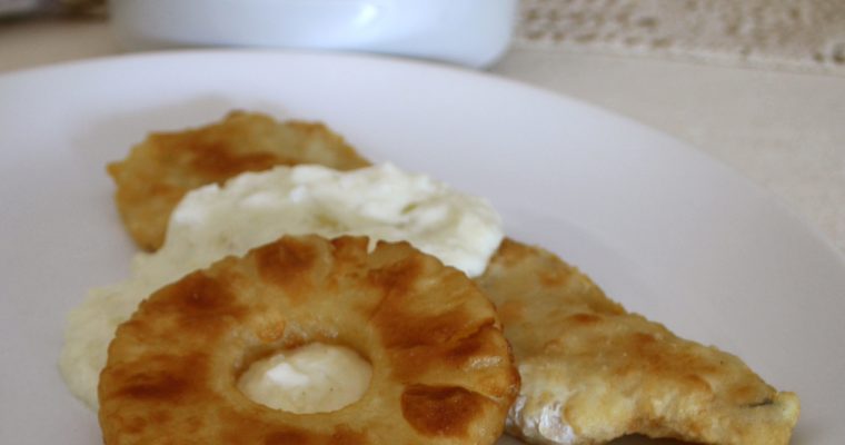 Filé de peixe com abacaxi (Filetti di pesce con ananas)