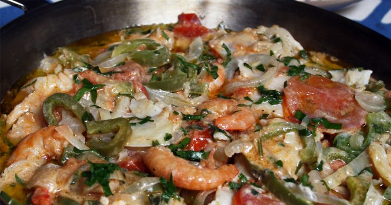 Moqueca de peixe baiana (Guazzetto di pesce di Bahia)