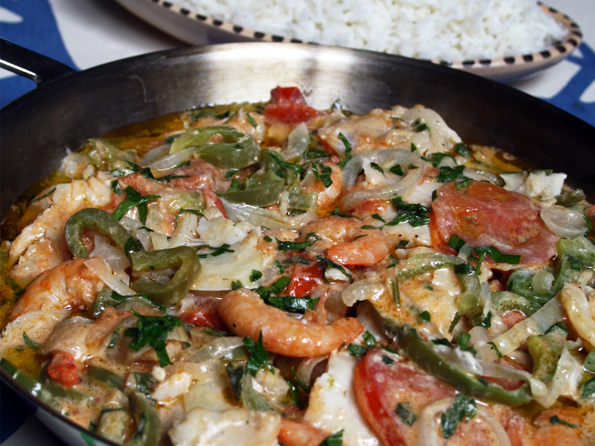 Moqueca de peixe baiana (Guazzetto di pesce di Bahia)