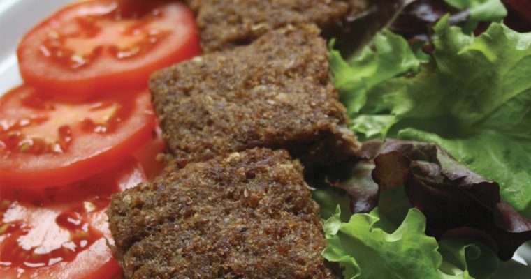 Quibe/kibe de bandeja (Carne con bulgur)