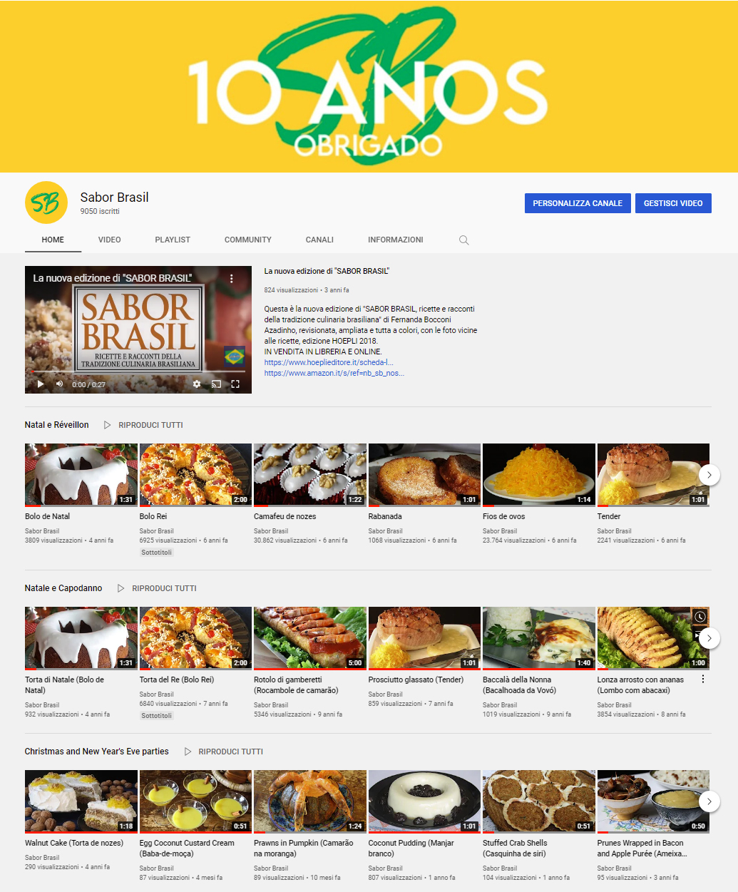 THE SABOR BRASIL RECIPE VIDEOS TO DO AT CHRISTMAS