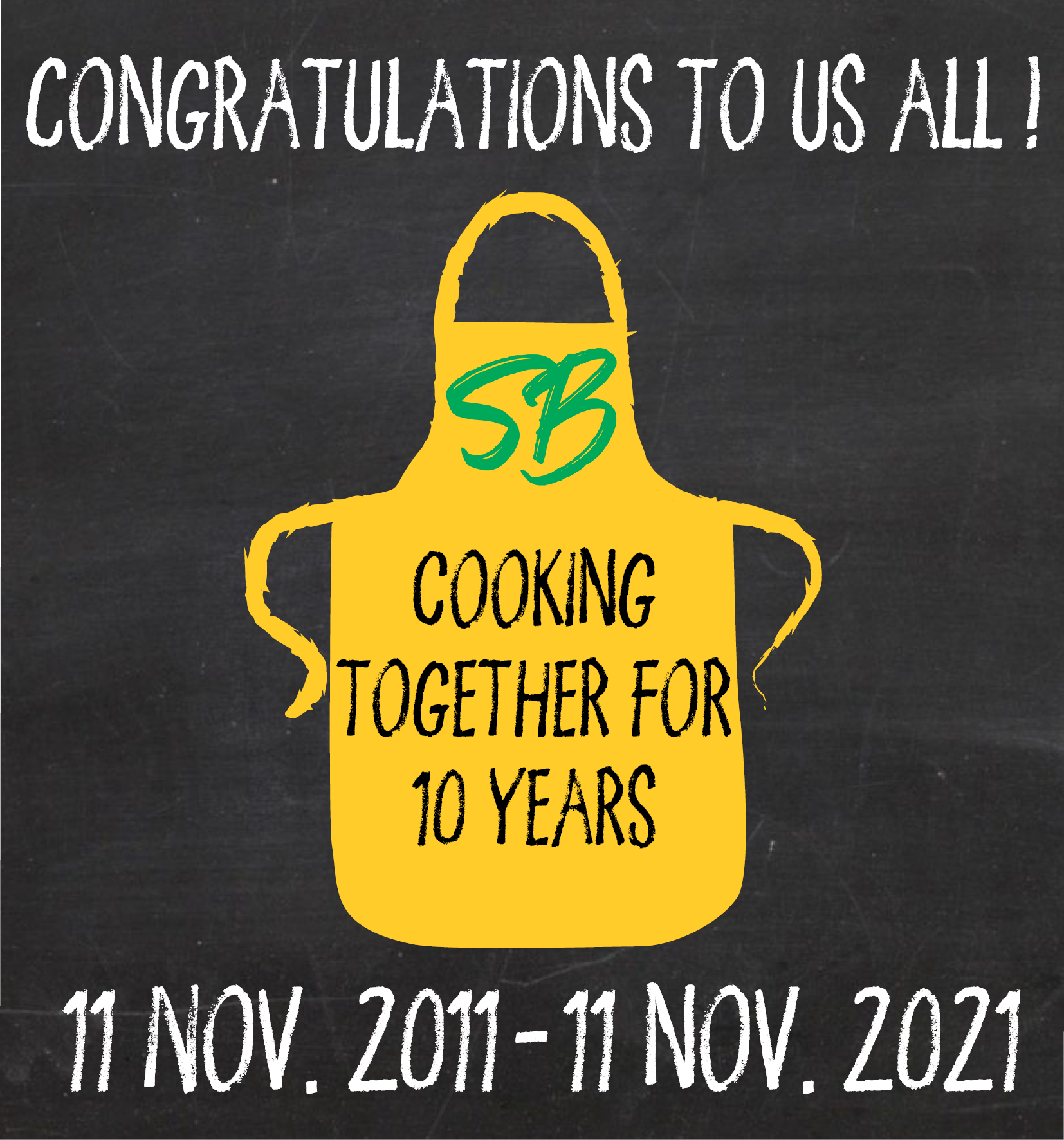 Congratulations to us all!