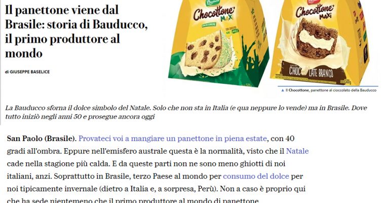 Il panettone viene dal Brasile: storia di Bauducco, il primo produttore al mondo